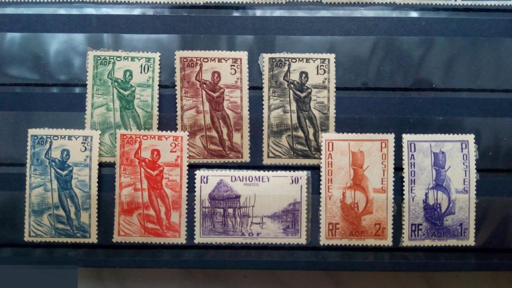 ДАГОМЕЯ Бенин Французские колонии 1941 год Корабли Туземцы 