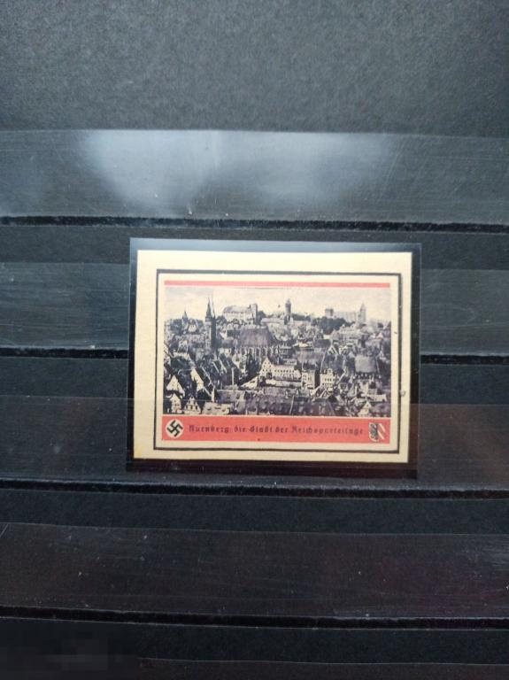 Германия  Рейх 1939 год  Агитационные виньетки Милитария,Война, Пропаганда,клей ** 