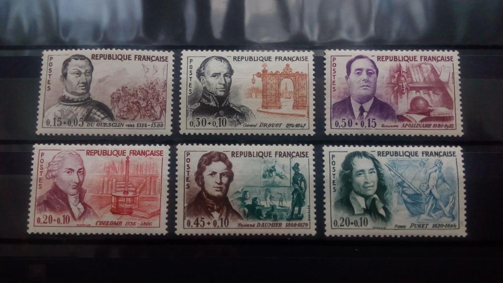 Франция 1961 год,личности,18 евро** 