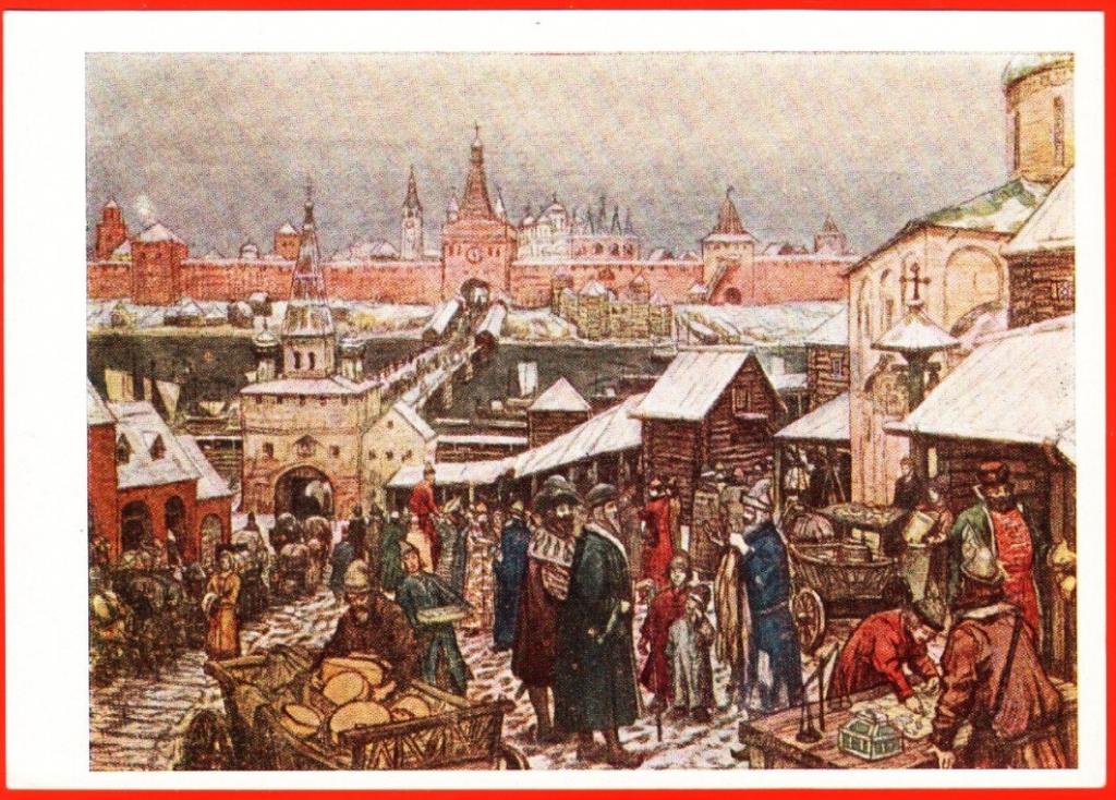 Картина рынок в нижнем новгороде