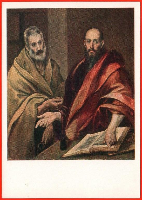 Картина эль греко апостолы петр и павел описание