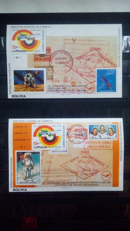 Боливия 1976 год, космос,блоки,серия** 