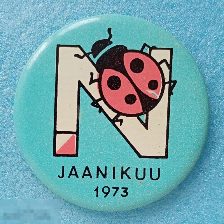 42мм, Norma, Эстония, спортивное ориентирование, божья коровка, 1973 