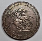1 Крона 1819 год. Король Георг III. Англия. Серебро 925 пробы - 28,12 грамм. #89