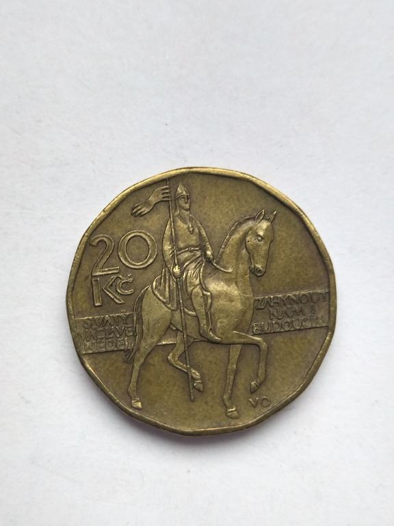 Чехия.  20 крон 2004 года