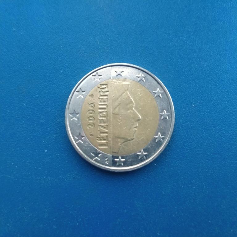 Люксембург 2 евро  2006  год