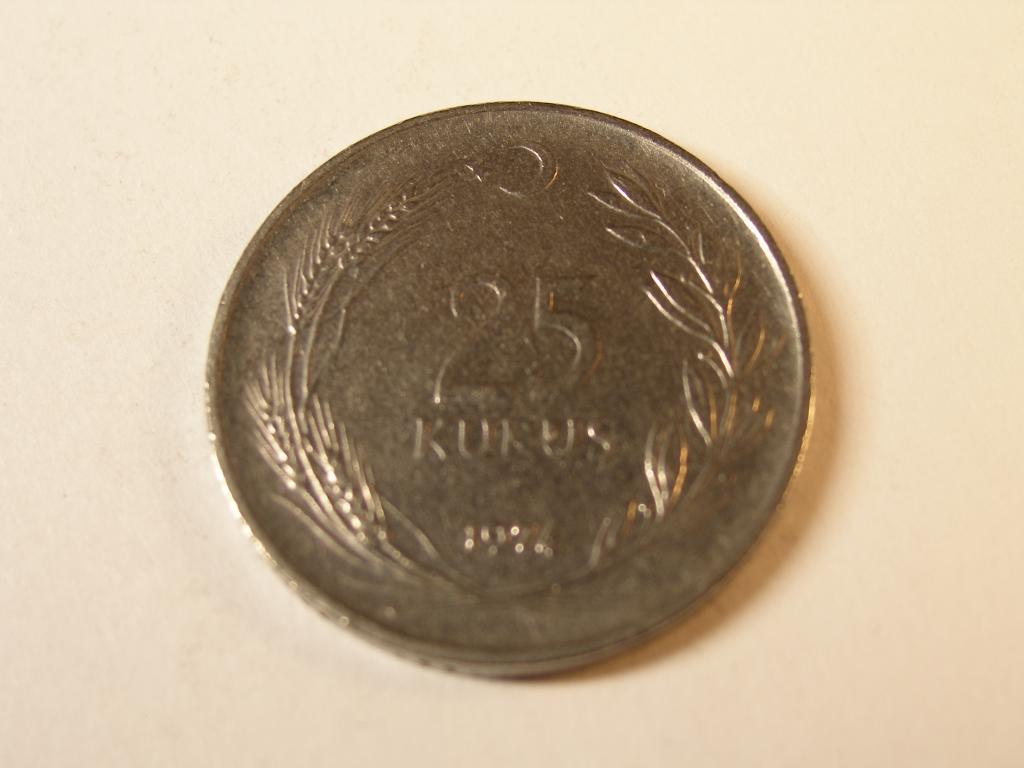 Турция. 25 курушей. 1974 год.     (2)
