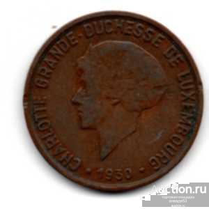 Люксембург 10 сентим 1930 31 9 31 KM#41  VF