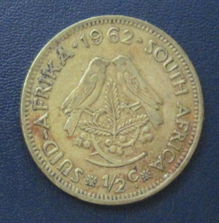ЮАР. 1/2 цента 1962.
