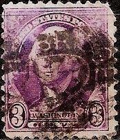 США 1932 MiNr 350A Стандарт. Джорж Вашингтон (0.3 €) U