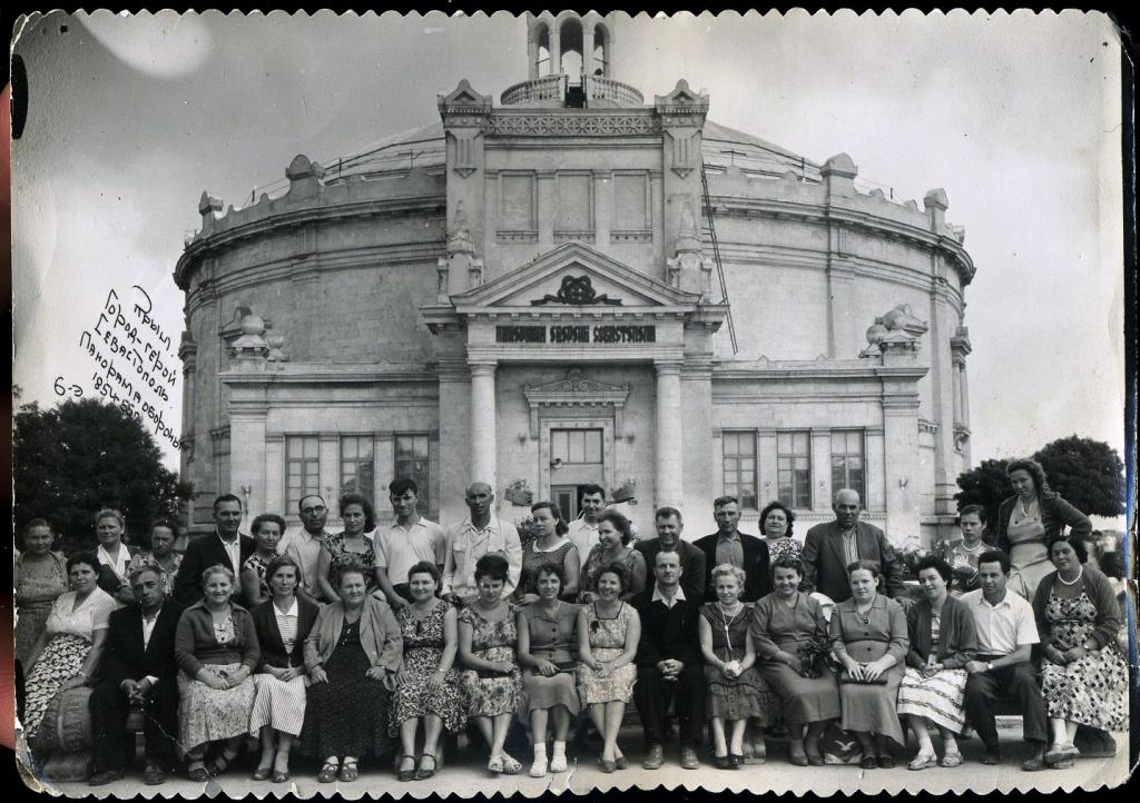 Крым Севастополь - Панорама обороны - фото СССР