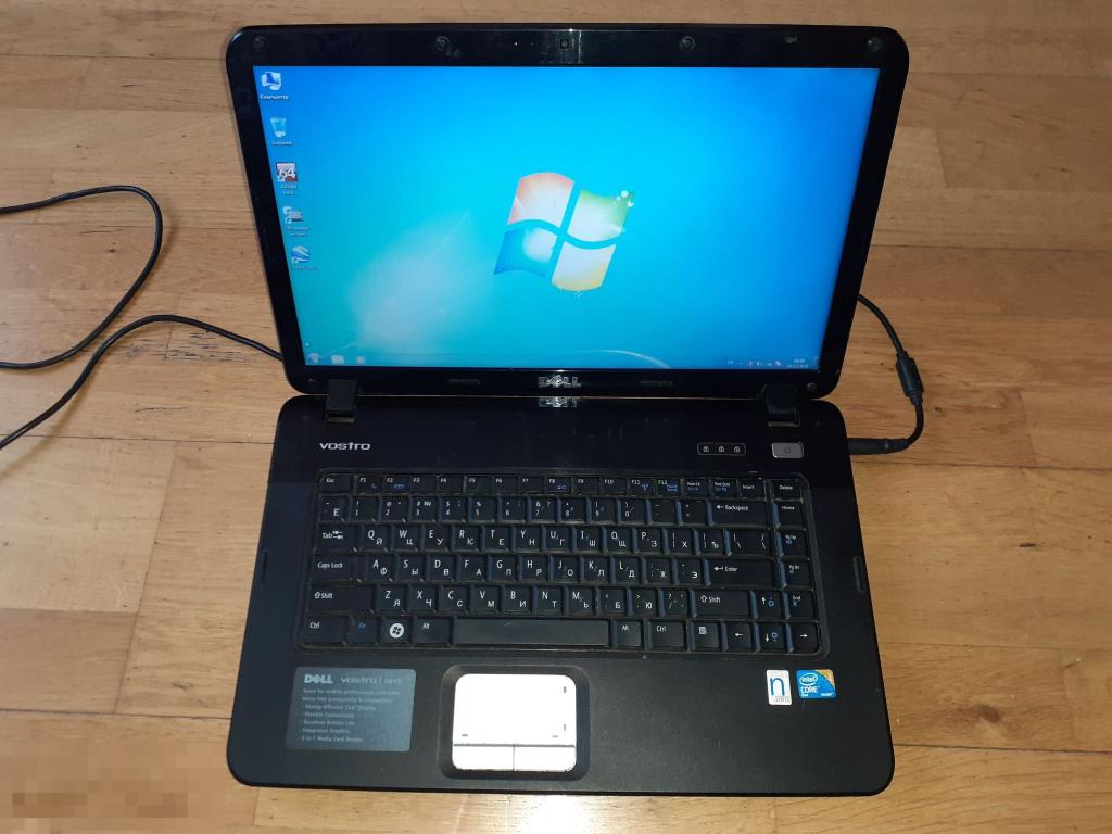 Dell Vostro 1015 2ядра, 3Гига, Win7, без бп 