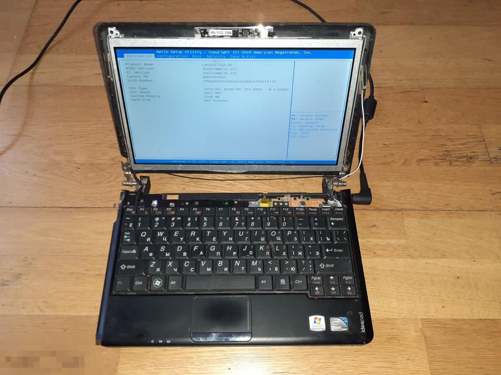 Lenovo IdeaPad S10-3c мать рабочая 