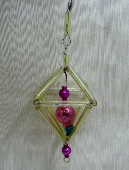 Ёлочная игрушка стеклярус СССР  17