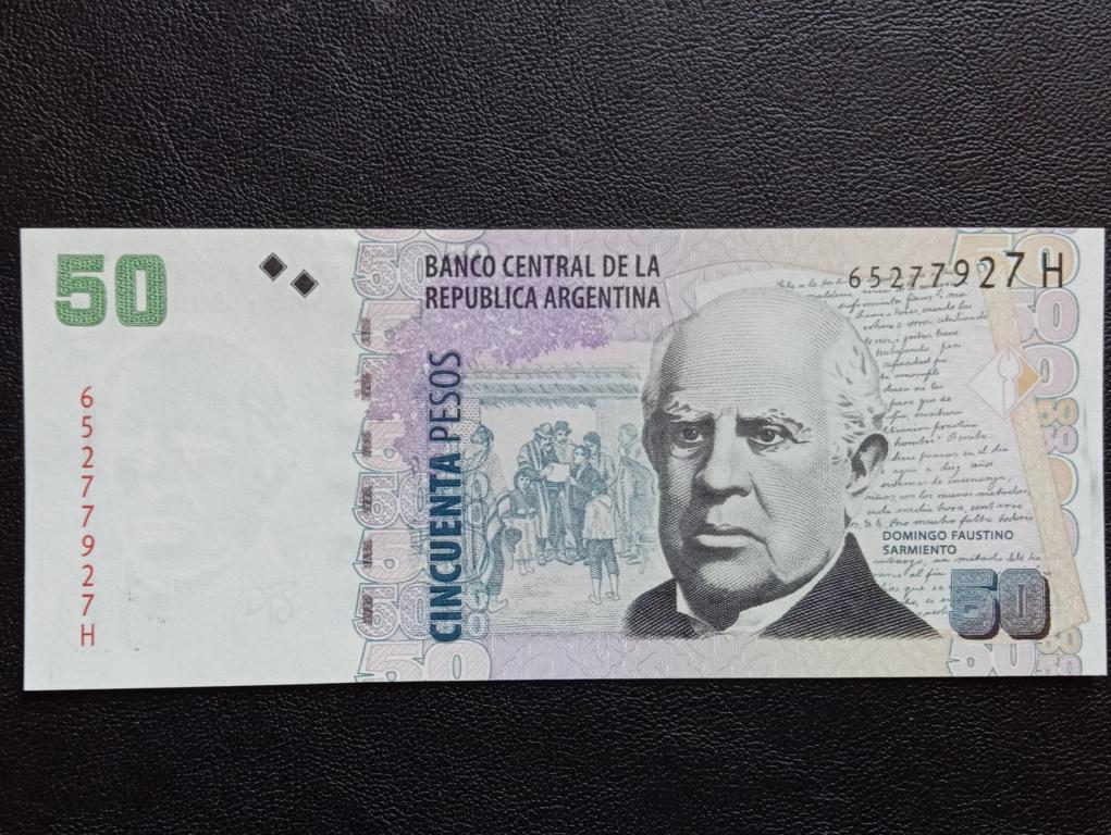 Аргентина  50 песо 2003-15г.    UNC      Р.356(7)