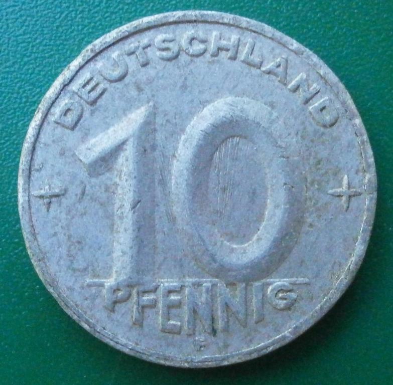 Германия. 10 пфеннингов. 1950 год. в коллекцию!!