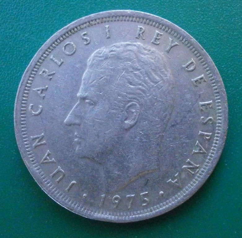 Испания. 25 песет. 1975 год. шикарная, в коллекцию.