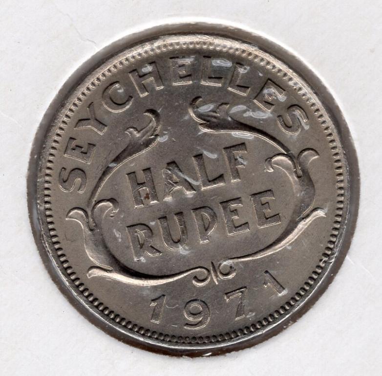 1/2 рупии - Сейшельские острова (Сейшелы) - 1971