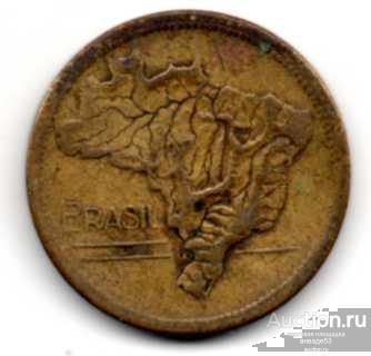 Бразилия 2 крузейро 1944 31 5 33 KM#559   F