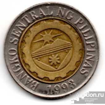 Филиппины 10 песо 2006 31 4 16 KM#278  XF