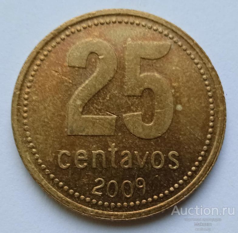 Аргентина 25 сентаво . 2009 г .