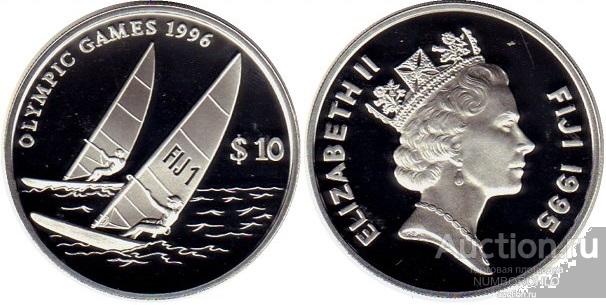Фиджи 10 долларов, 1995 XXVI летние Олимпийские Игры, Атланта 1996