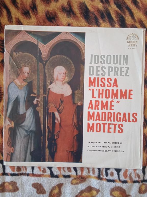 JOSQUIN DESPREZ. MISSA, MADRIGALS, MOTETS. LP