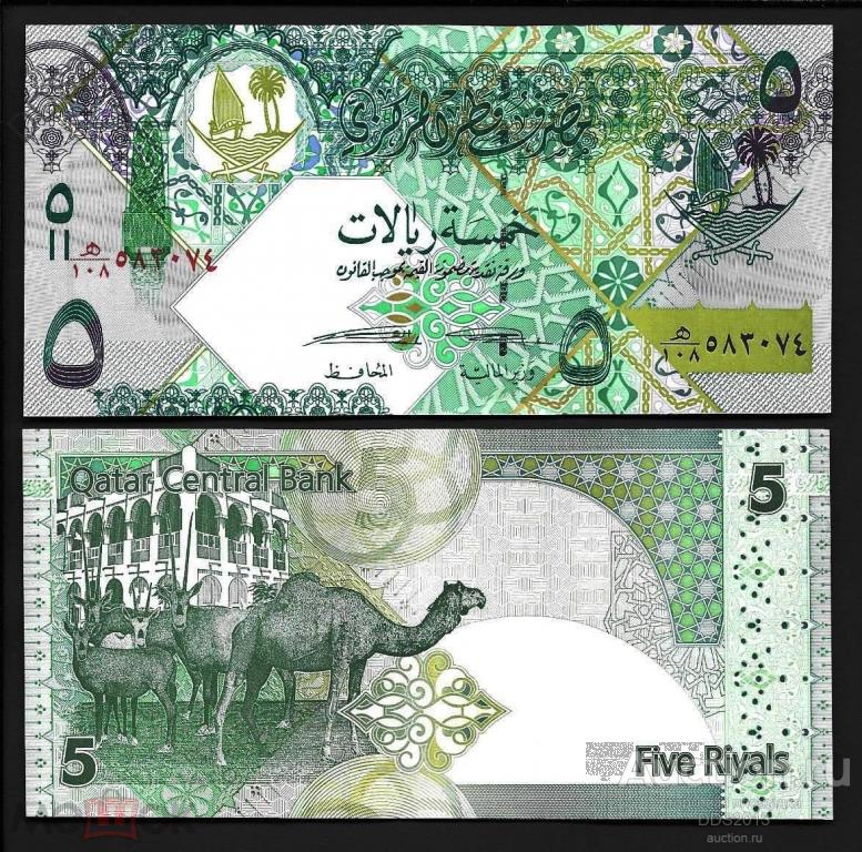 Катар 5 риалов 2017 года P-29b UNC
