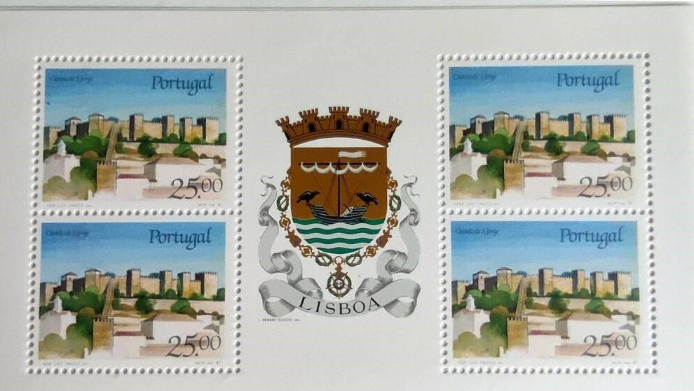Португалия 1987 год. ЗАМКИ ГЕРБ -БУКЛЕТ — покупайте на Auction по .