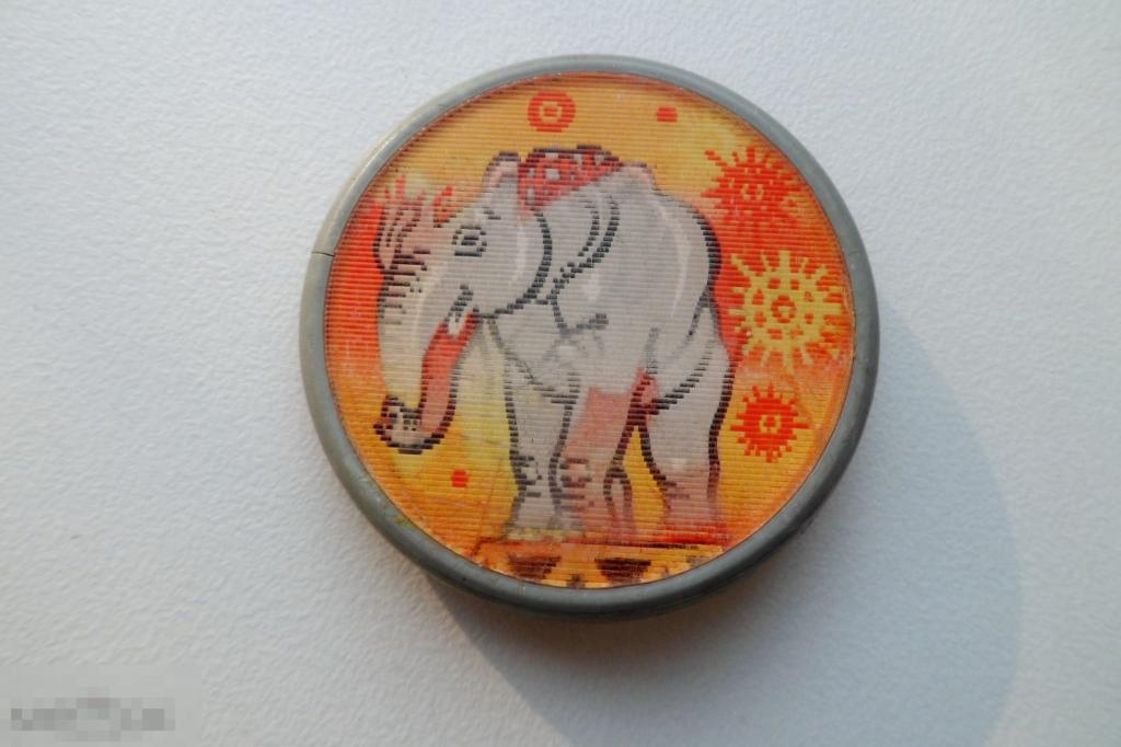 Значок Детский Цирк Слон Переливашка