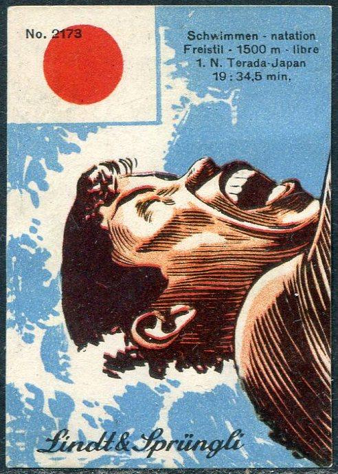ОЛИМПИКА Швейцария 1936 Олимпийские игры XI Олимпиада Берлин Германия спорт виньетка непочтовая