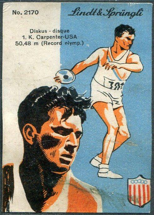 ОЛИМПИКА Швейцария 1936 Олимпийские игры XI Олимпиада Берлин Германия спорт виньетка непочтовая