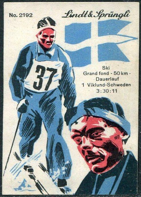 ОЛИМПИКА Швейцария 1936 Олимпийские игры Зимняя Олимпиада Гармиш Германия спорт виньетка непочтовая