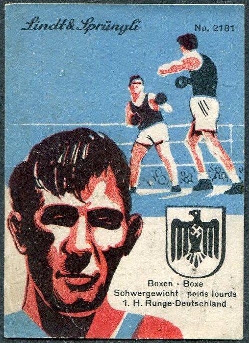 ОЛИМПИКА Швейцария 1936 Олимпийские игры XI Олимпиада Берлин Германия спорт виньетка непочтовая