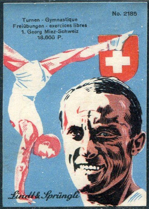ОЛИМПИКА Швейцария 1936 Олимпийские игры XI Олимпиада Берлин Германия спорт виньетка непочтовая
