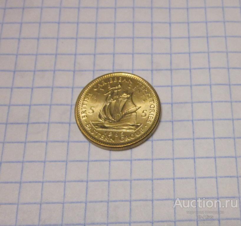Британские Карибские Территории 5 центов 1965 UNC 2926