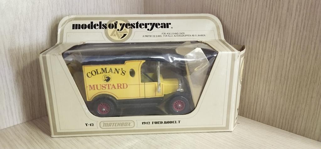 Модель машины " FORD. 1912 г. ". Англия. Металл. 1/35. 1978 год. 6.