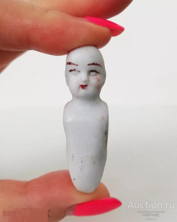 Антикварная фарфоровая Куколка Бисквит Начало 20 века Германия 