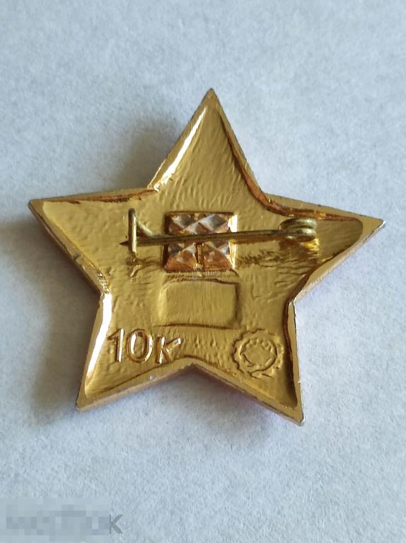 Значок Звёздочка октябрёнок ПОЛТАВА Ульянов Ленин знак звезда ...