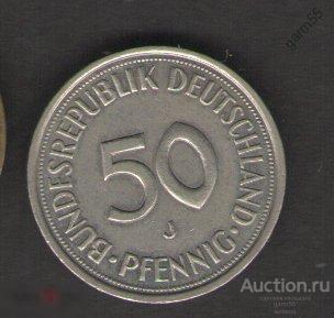 ФРГ  50 ПФЕННИГОВ    1983г 
