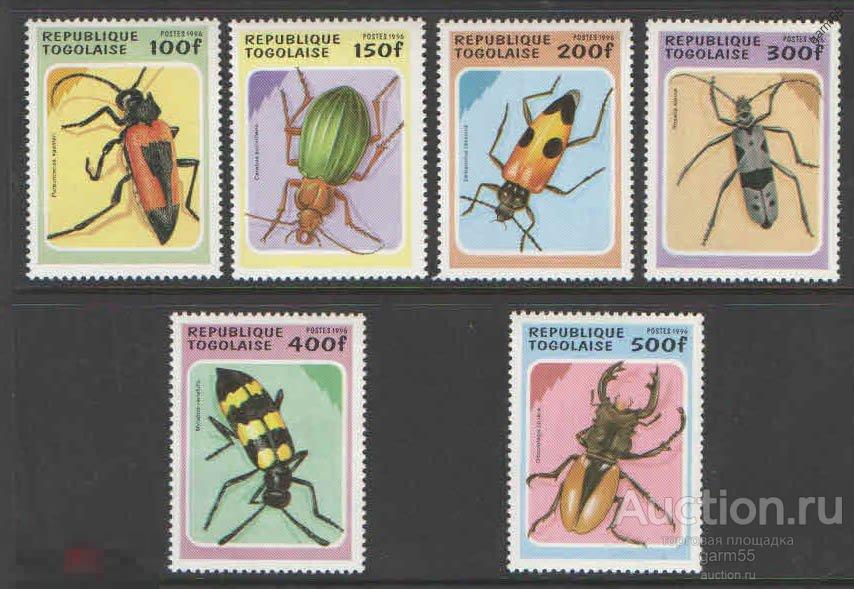 ФАУНА ЖУКИ   ТОГО    1996г MNH** 