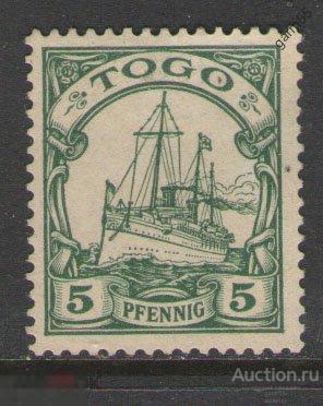 КОЛОНИИ ГЕРМАНИИ  ТОГО    Mich # 8 1900г  NG 