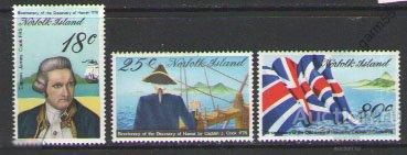 ДЖЕЙМС КУК    НОРФОЛК        1978г MNH** 