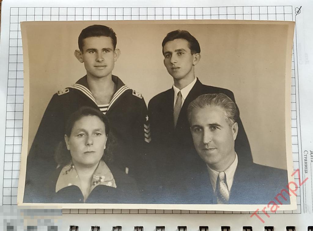 Фотография семья, парни юноши, моряк курсант #40 