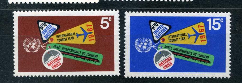 Объединённые нации. ООН. Туризм. Серия. 1967.**