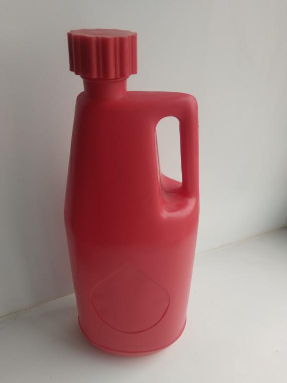 Фляжка, бутылка туристическая походная. СССР. Пластик. 2 литра.