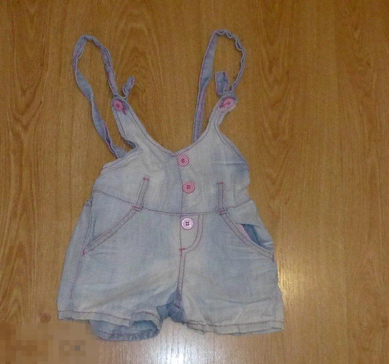 ЛЕТО! летние джинсовые шорты-комбинезон GloriaJeans рост 104 (0068) 