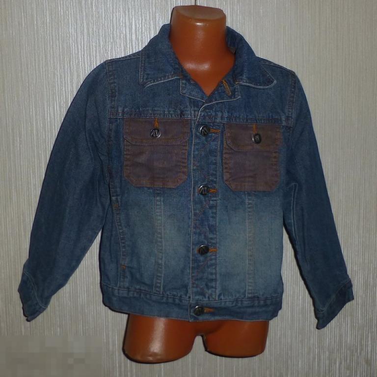 ВЕСНА! джинсовая куртка Next на рост 116 (0087) 