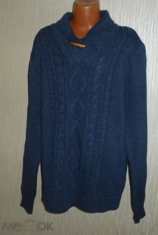 ЗИМА! теплый свитер синего цвета Futurino на рост 164 (1781) 