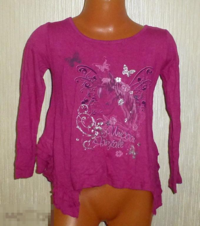 ОСЕНЬ! трикотажная блуза на рост 110 (1447) 